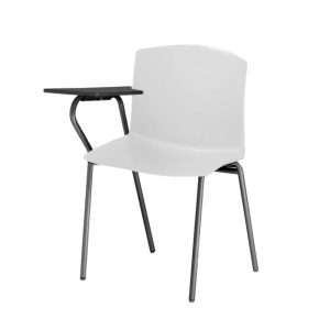 silla square con pala blanco